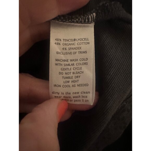 Toad & Co Windmere II Organic Cotton Dress Womens Size M Athleisure Pockets Gray - Picture 5 of 7